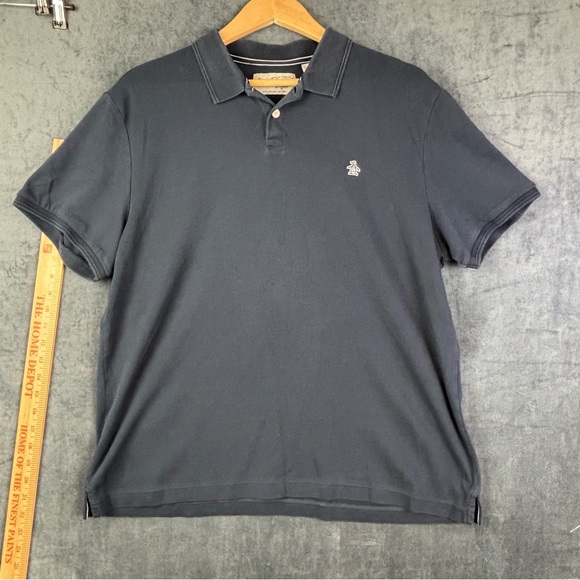 Original Penguin Black Polo Shirt Classic Style - Picture 1 of 7